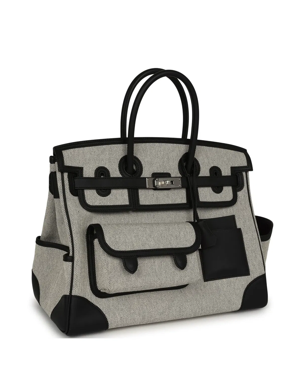 Hermès Birkin Cargo 35, Écru / Noir