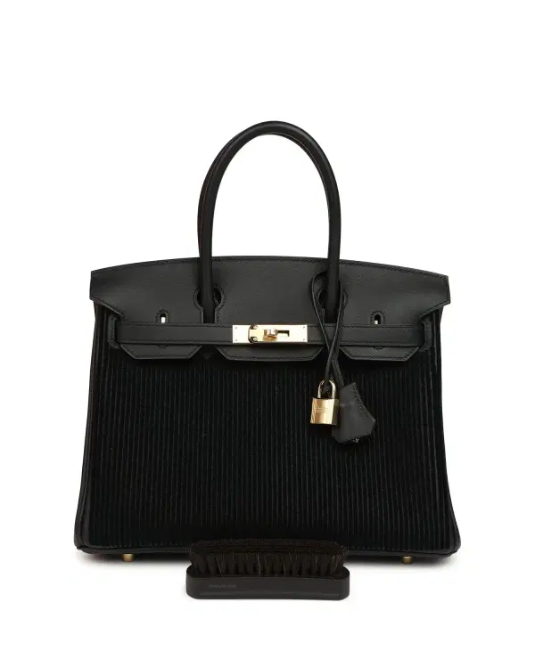 Hermès Birkin Côte à Côte 30, Noir