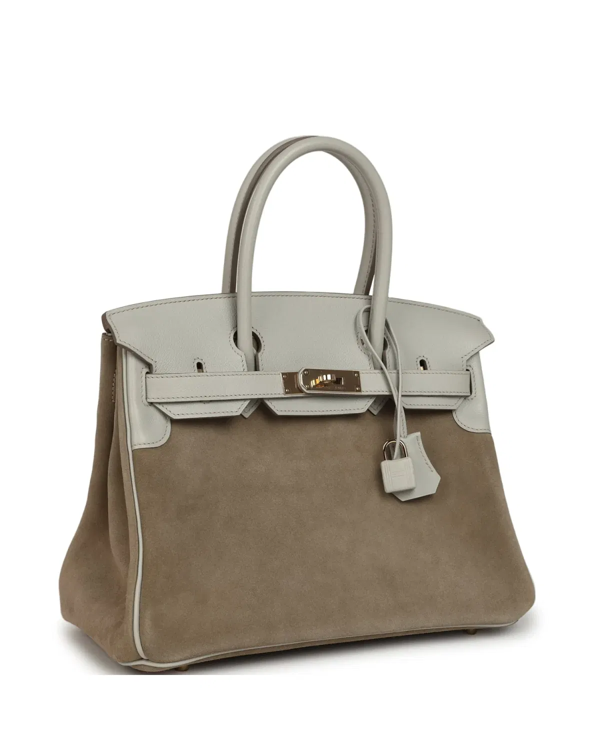 Hermès Birkin Grizzly 30, Gris Caillou / Gris Perle