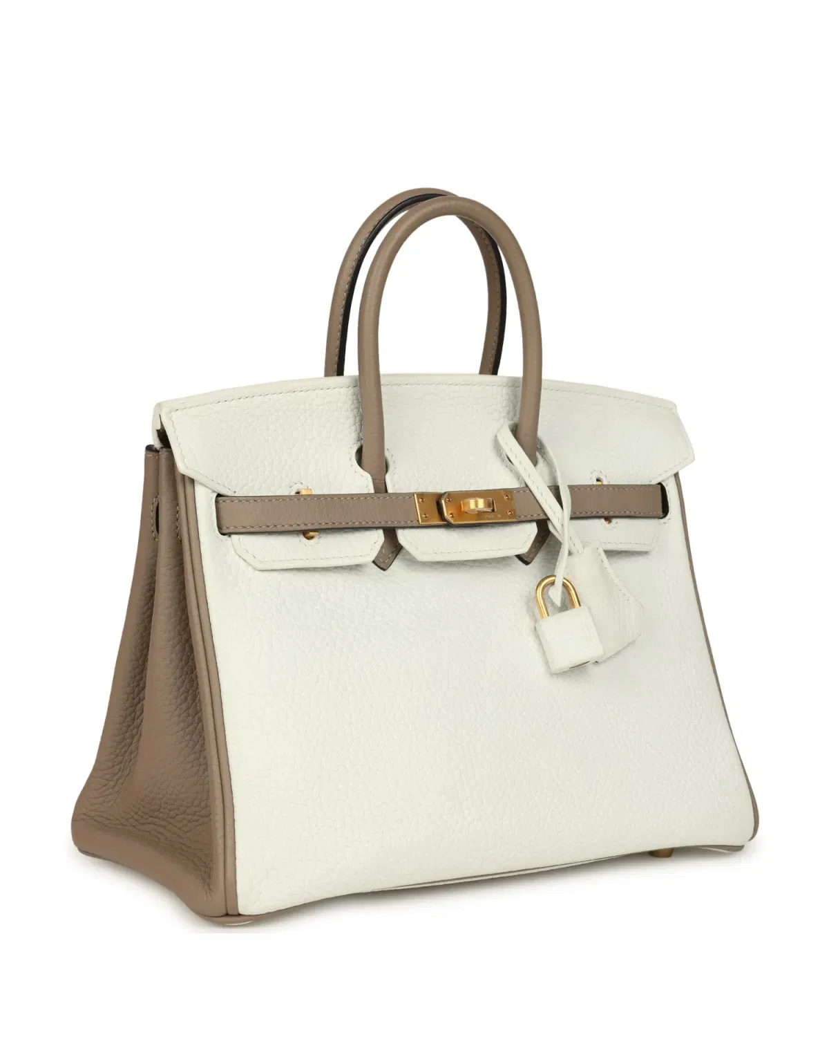 Hermès Birkin HSS 25, Blanc / Étoupe