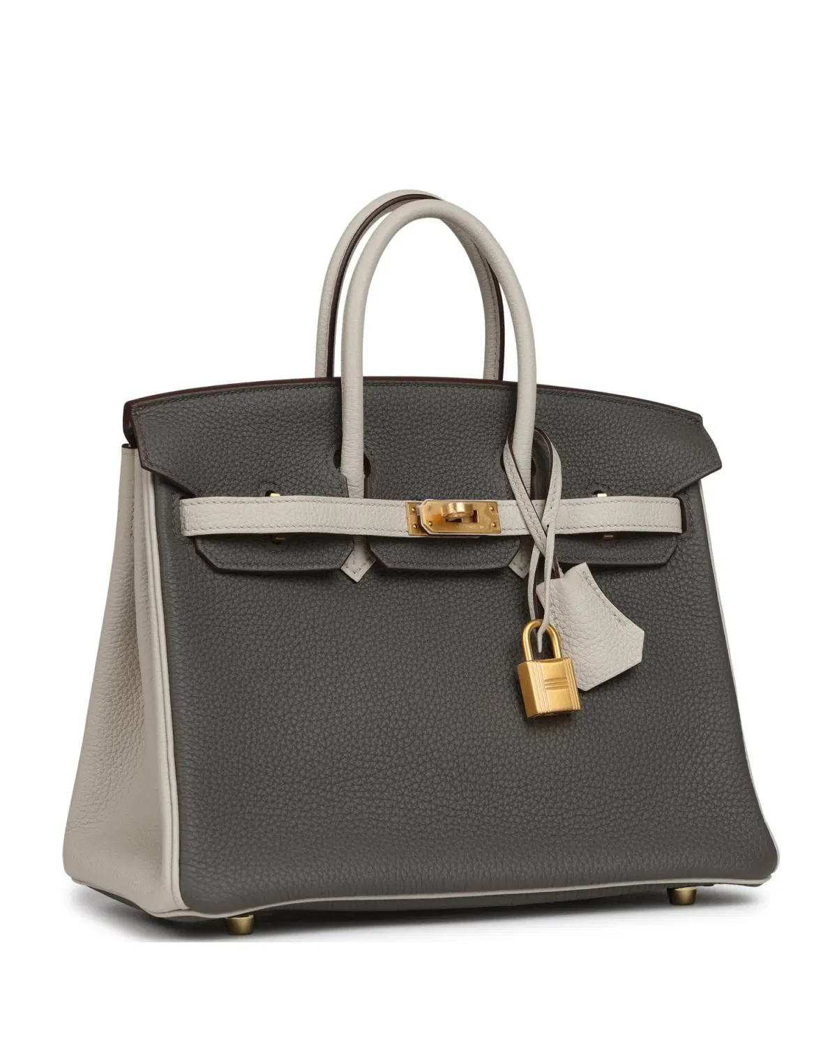 Hermès Birkin HSS 25, Étain / Craie