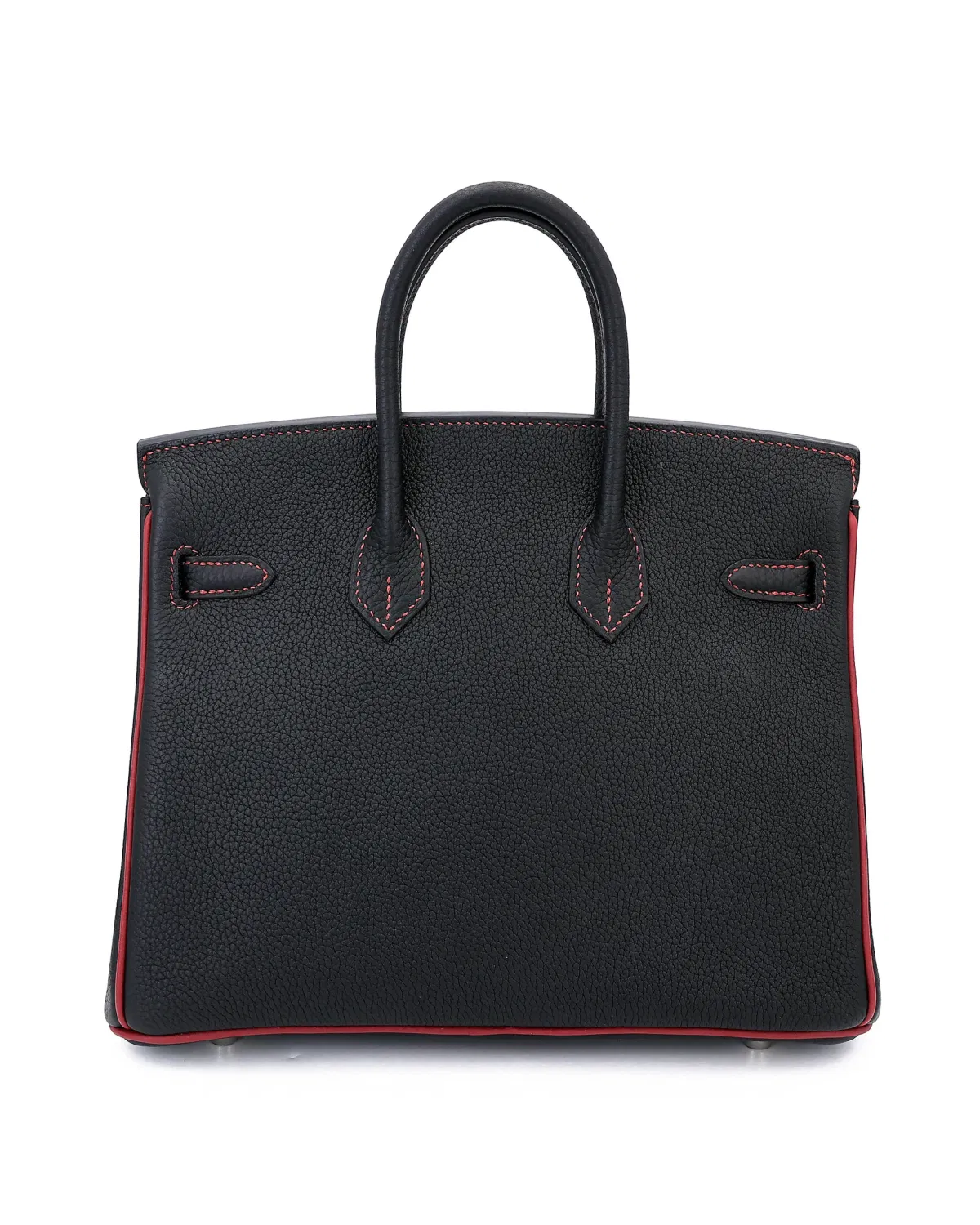 Hermès Birkin HSS 25, Noir / Rouge Grenat