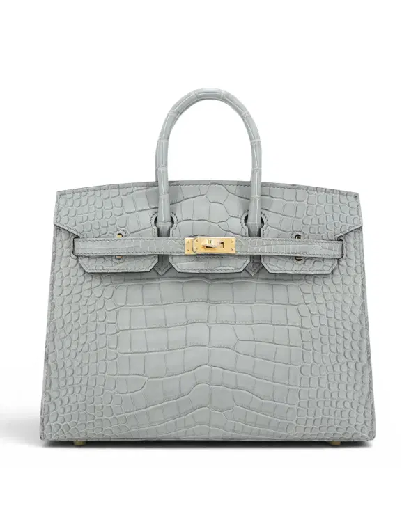 Hermès Birkin Sellier 25, Gris Ciment