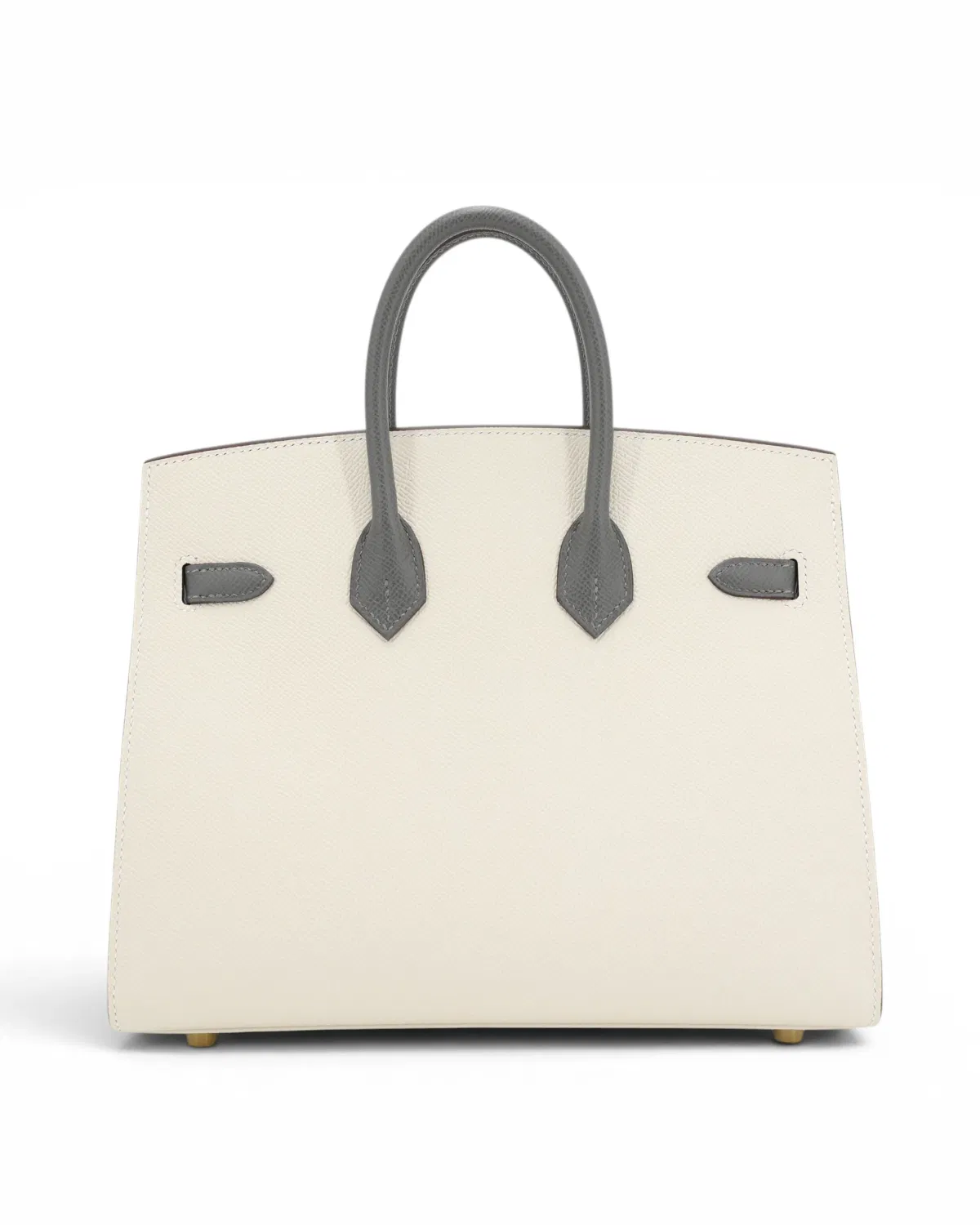 Hermès Birkin Sellier HSS 25, Craie / Gris Meyer