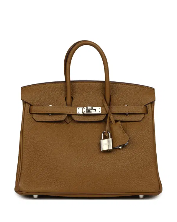 Hermès Birkin Verso 25, Bronze Doré