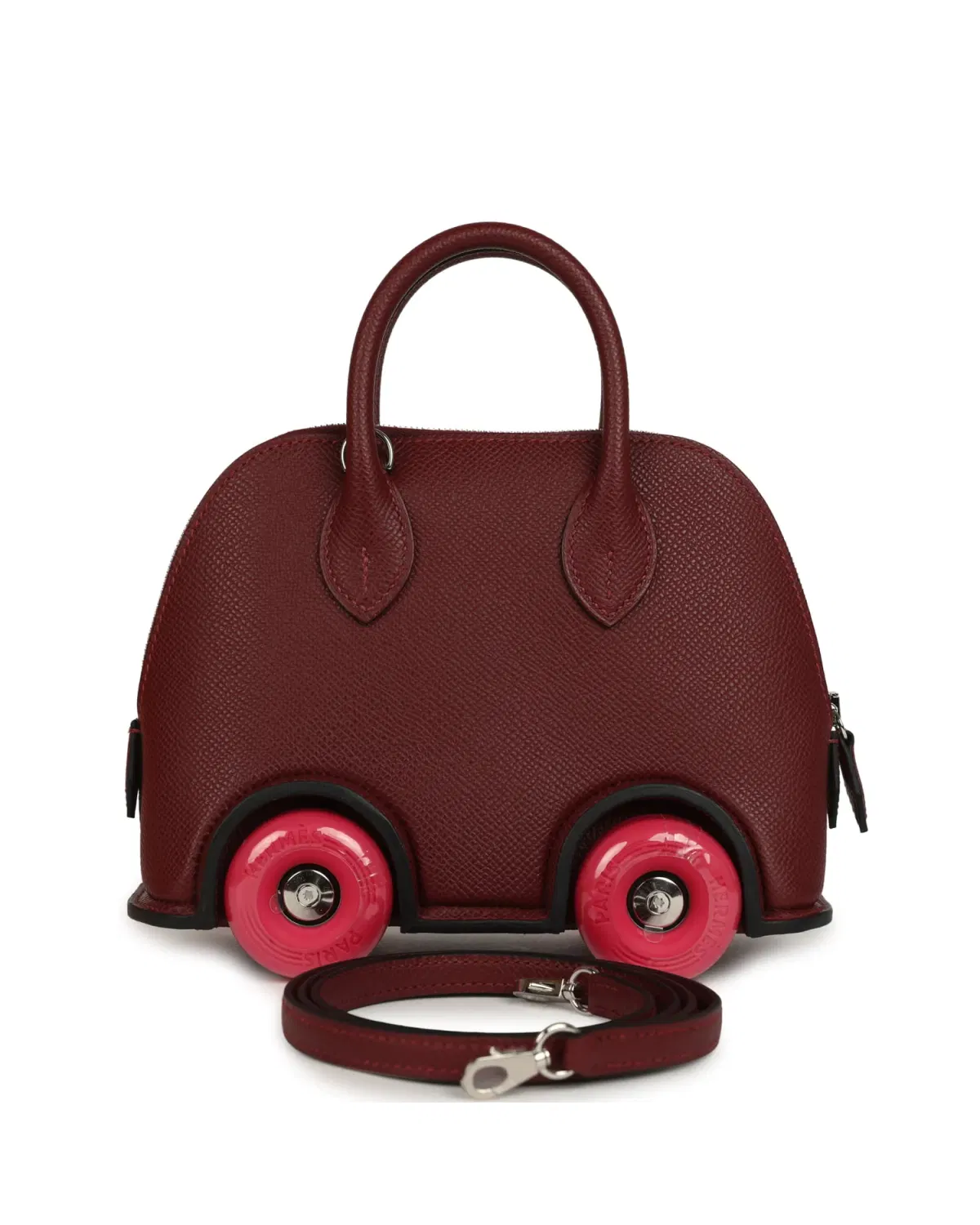 Hermès Bolide On Wheels Mini, Rouge H / Rose Extrême
