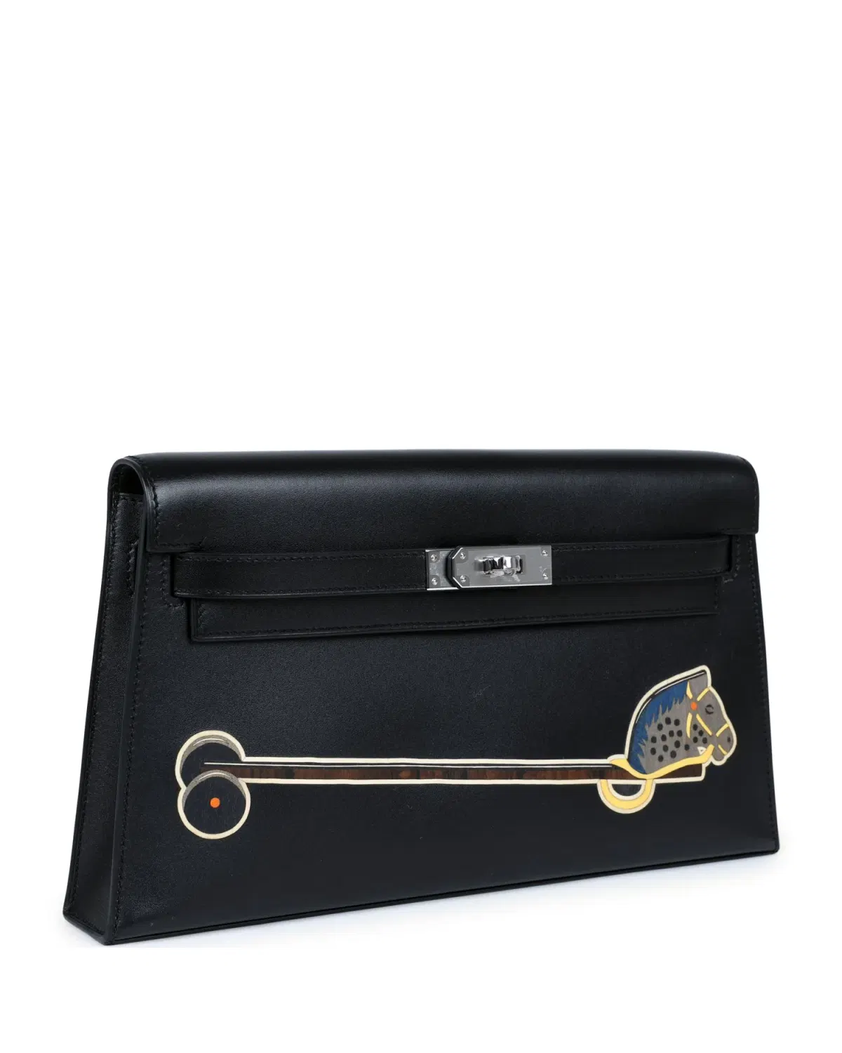 Hermès Kelly Elan Cheval de Bois One size, Noir / Multicolor