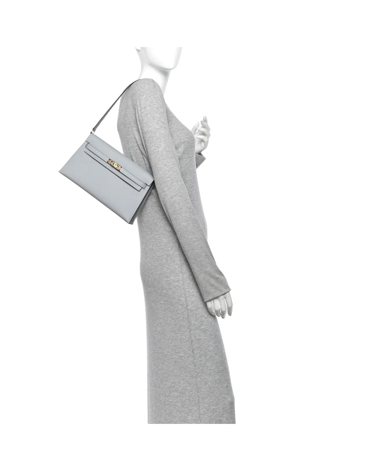 Hermès Kelly Elan One size, Bleu Glacier
