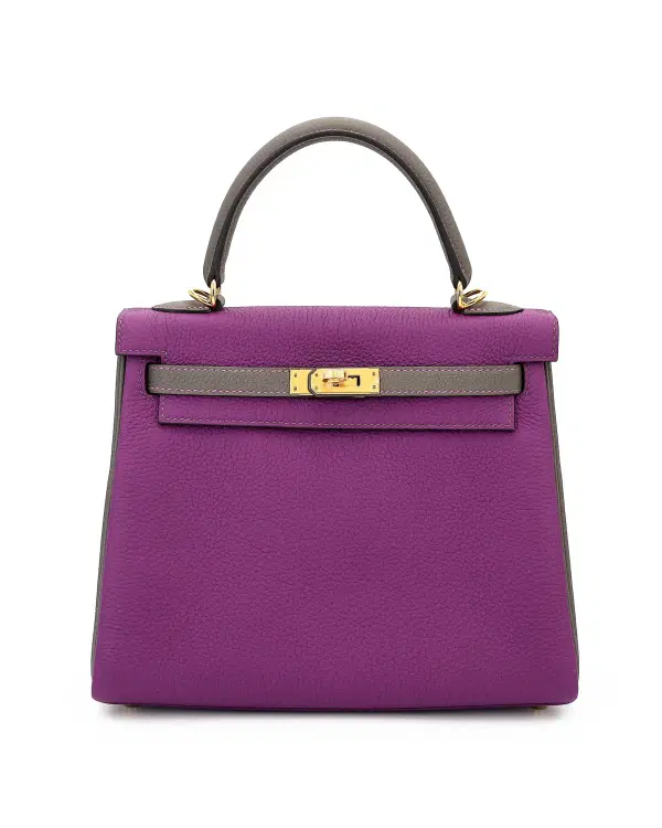 Hermès Kelly HSS 25, Anémone / Étain