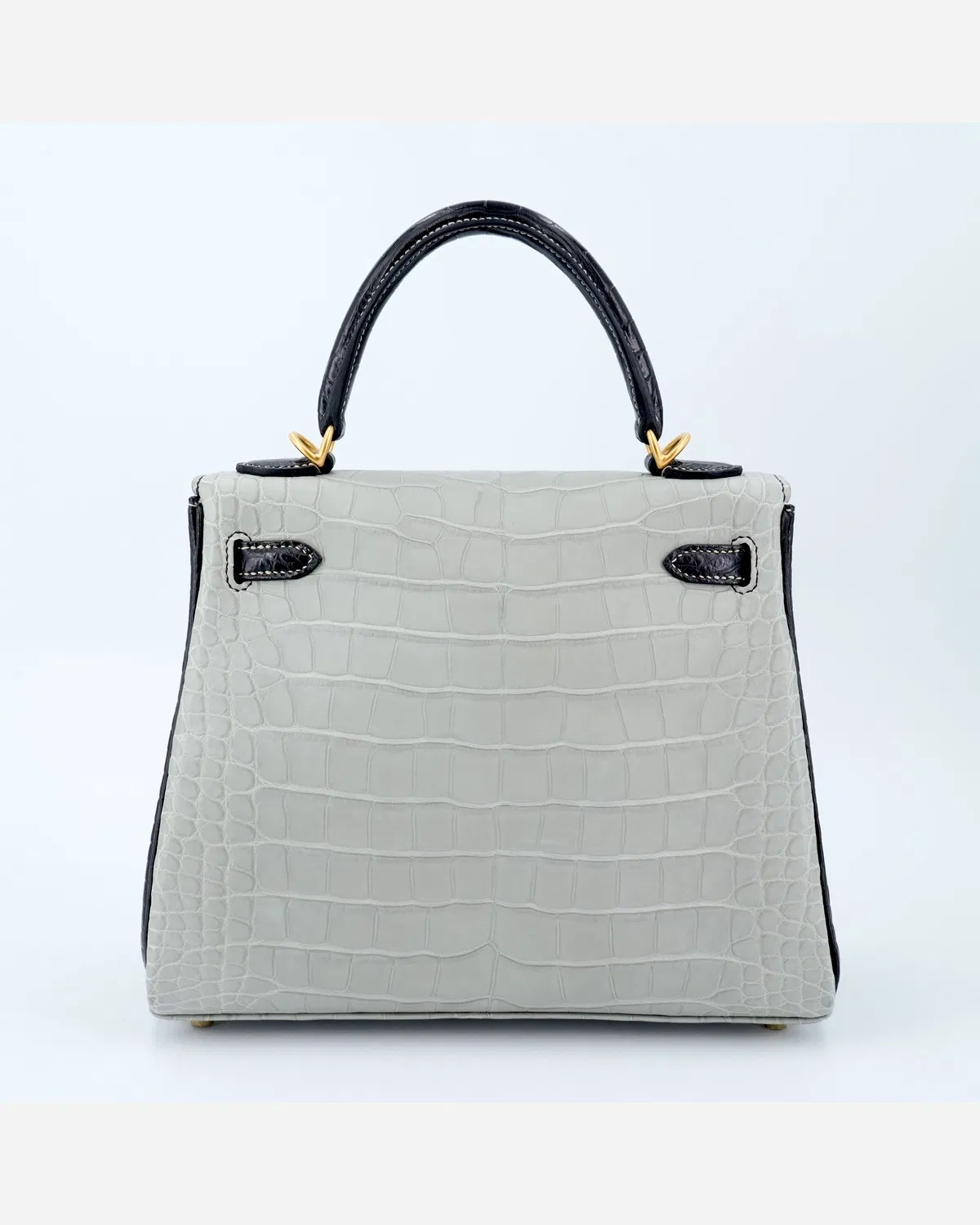 Hermès Kelly HSS 25, Gris Perle / Noir