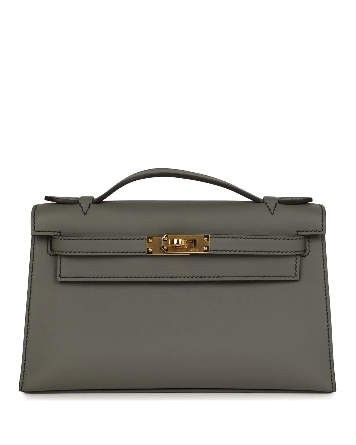 Hermès Kelly Pochette HSS Verso One size, Gris Meyer