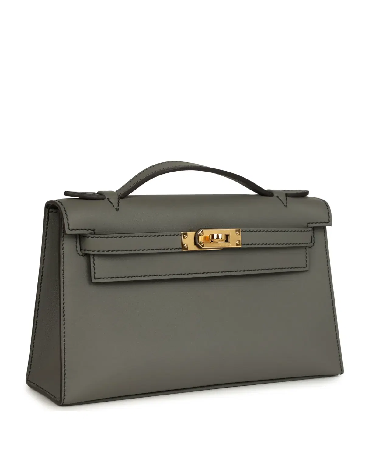 Hermès Kelly Pochette HSS Verso One size, Gris Meyer