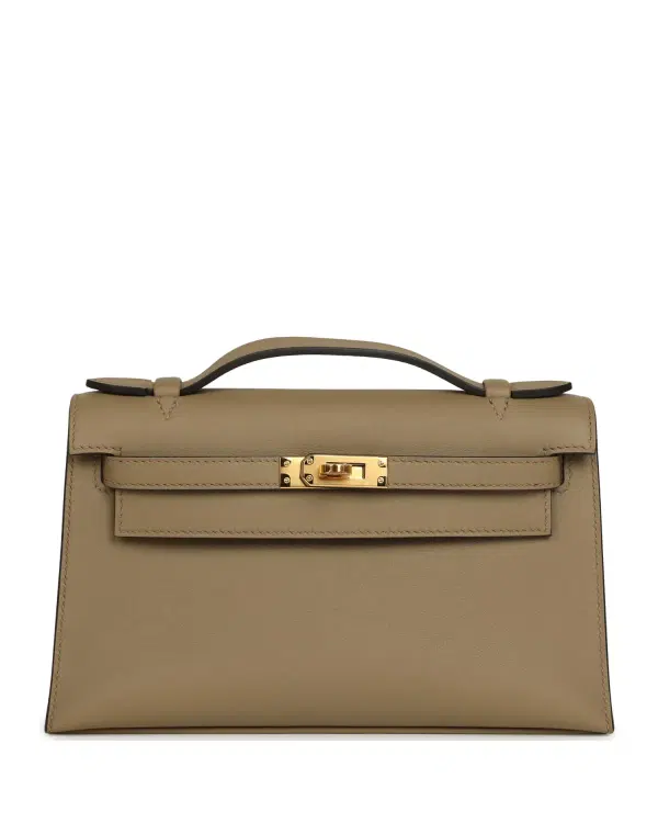 Hermès Kelly Pochette One size, Beige Marfa