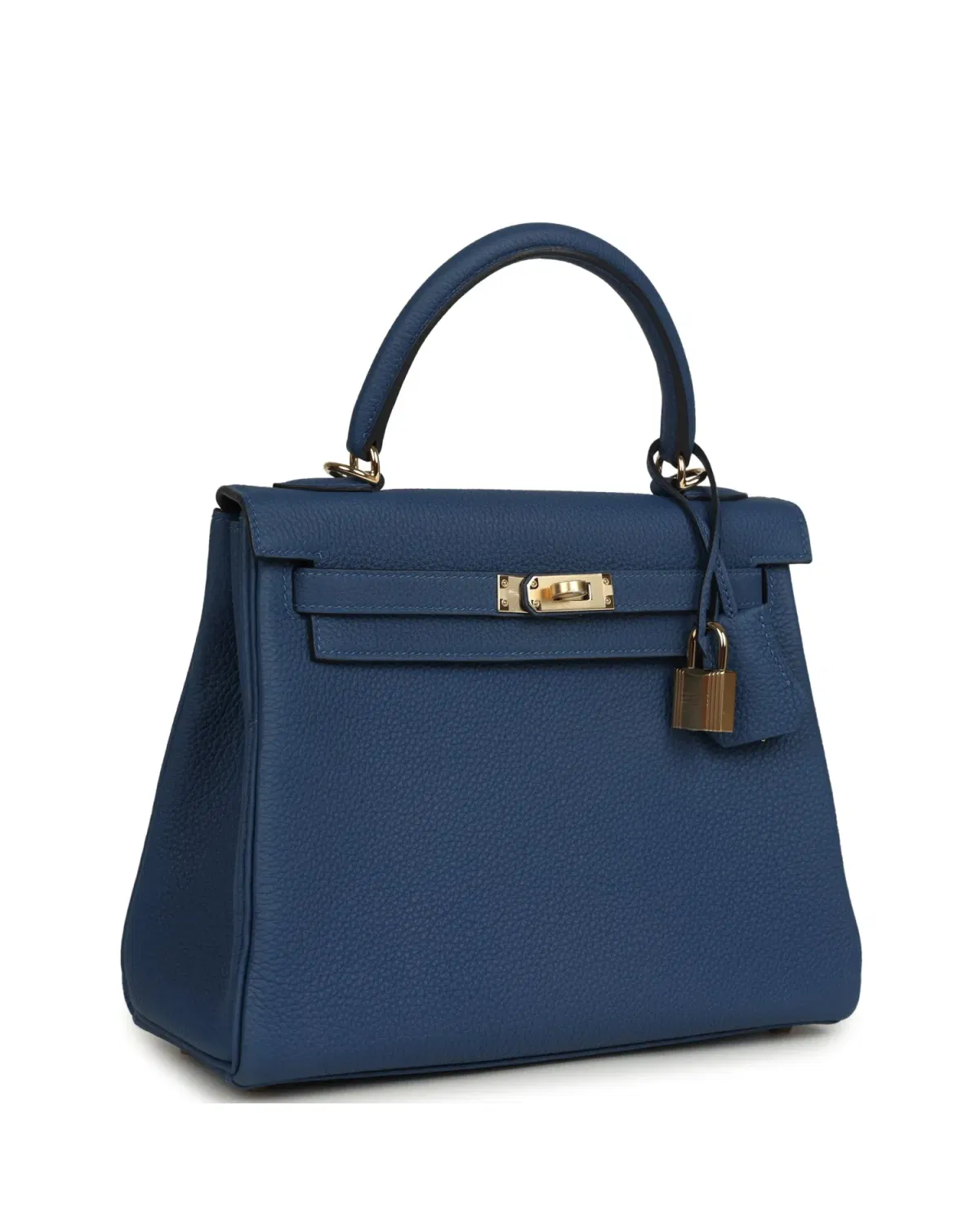 Hermès Kelly Retourne 25, Bleu Tie