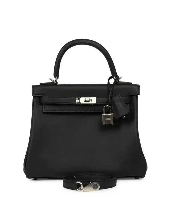 Hermès Kelly Retourne 25, Noir