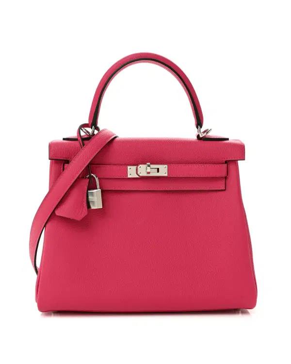 Hermès Kelly Retourne 25, Rose Mexico