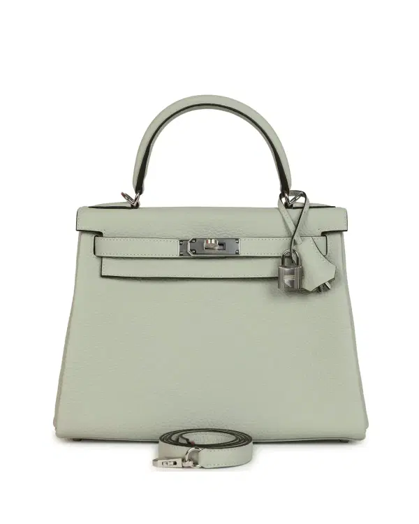 Hermès Kelly Retourne 28, Gris Névé