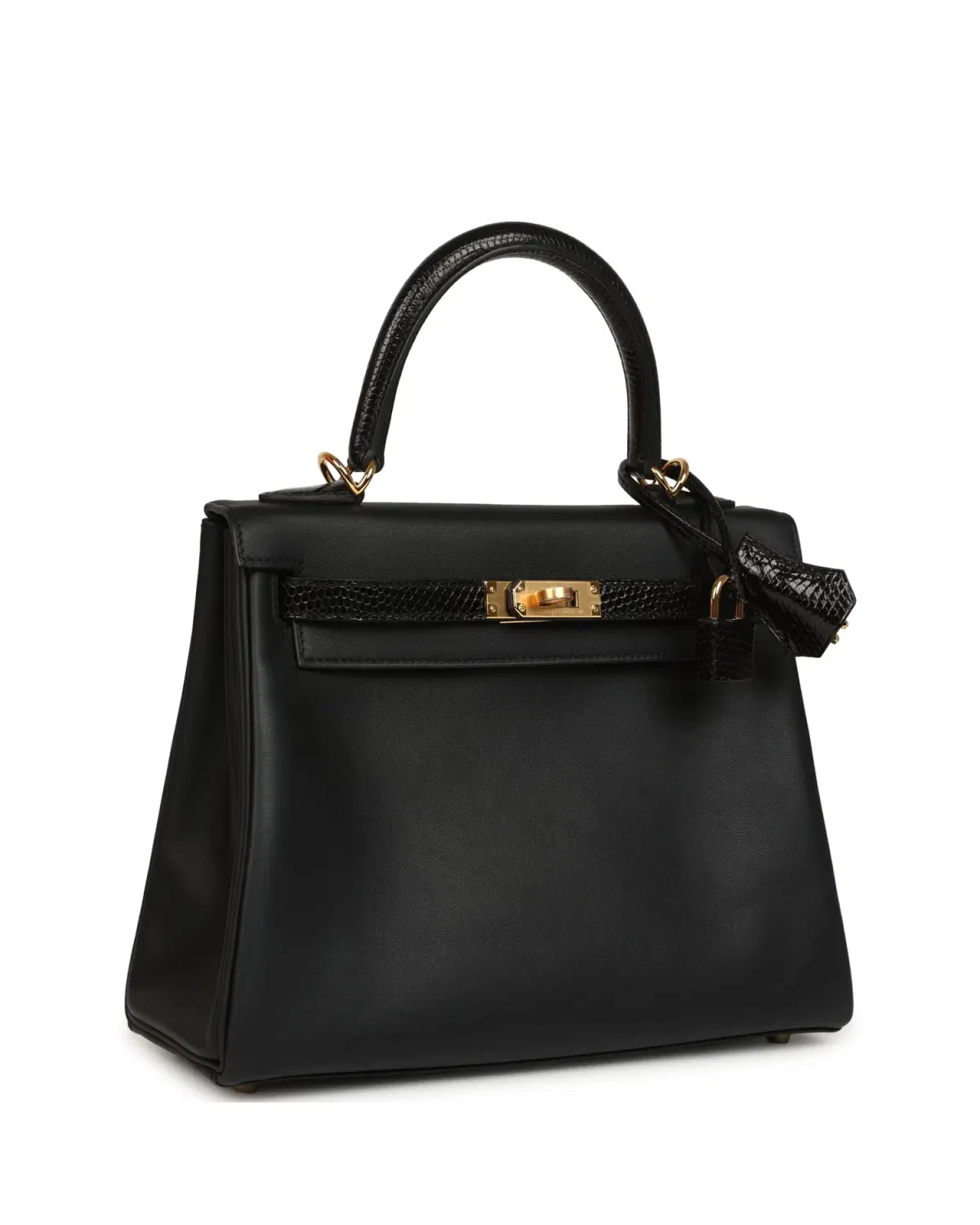 Hermès Kelly Retourne Touch 25, Noir