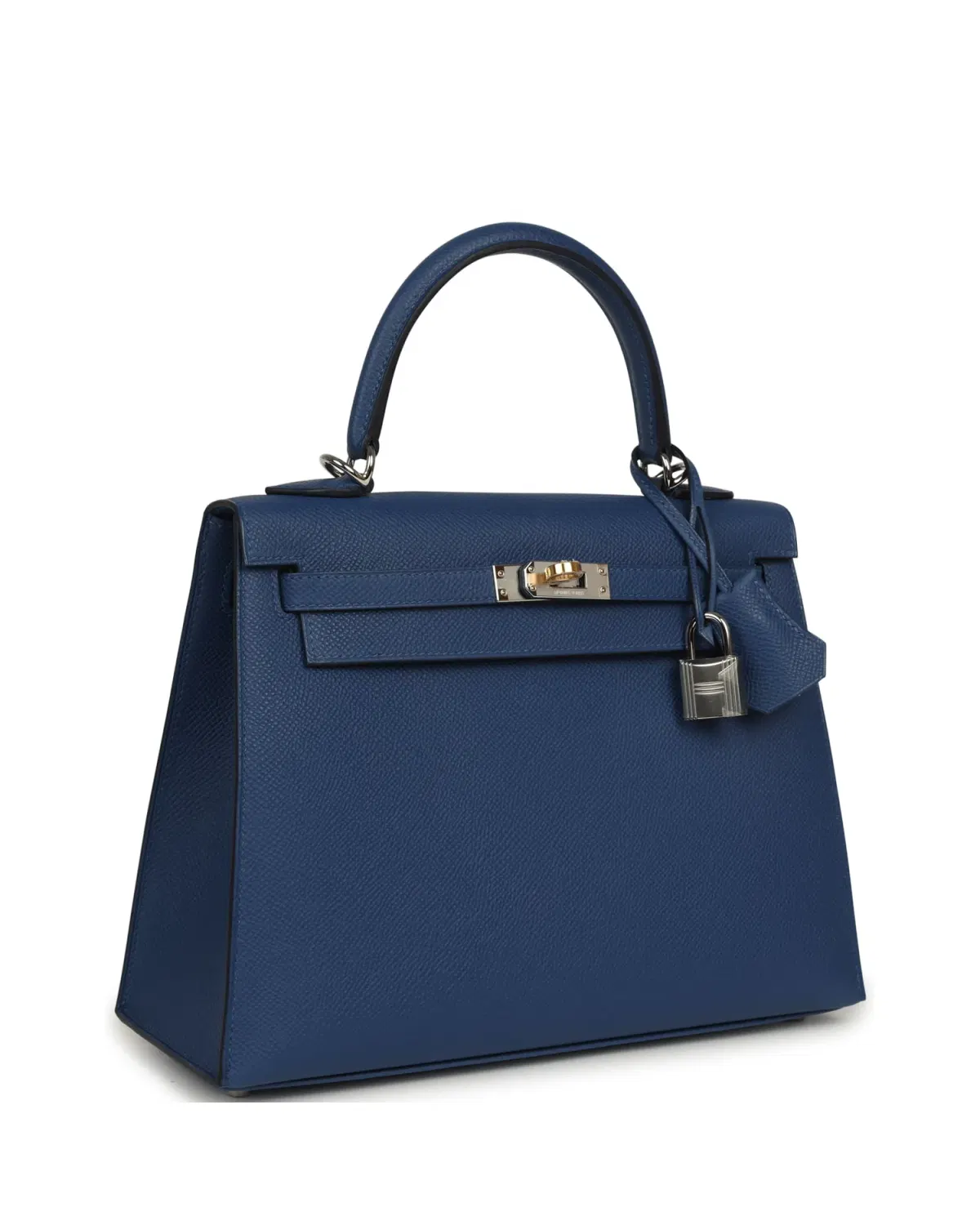 Hermès Kelly Sellier 25, Bleu Tie