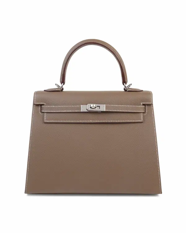 Hermès Kelly Sellier 25, Étoupe