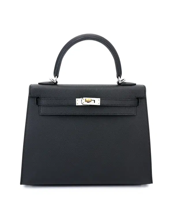 Hermès Kelly Sellier 25, Noir