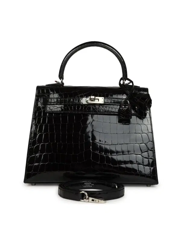 Hermès Kelly Sellier 25, Noir