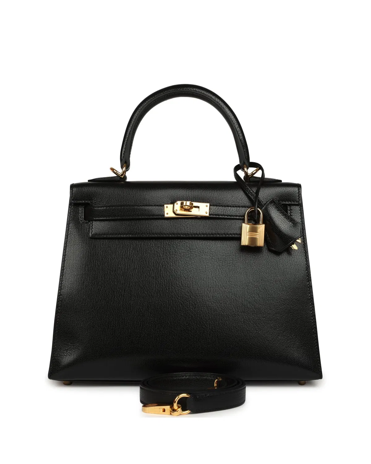 Hermès Kelly Sellier 25, Noir