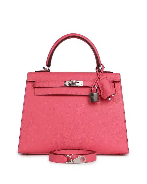 Hermès Kelly Sellier 25, Rose Azalée