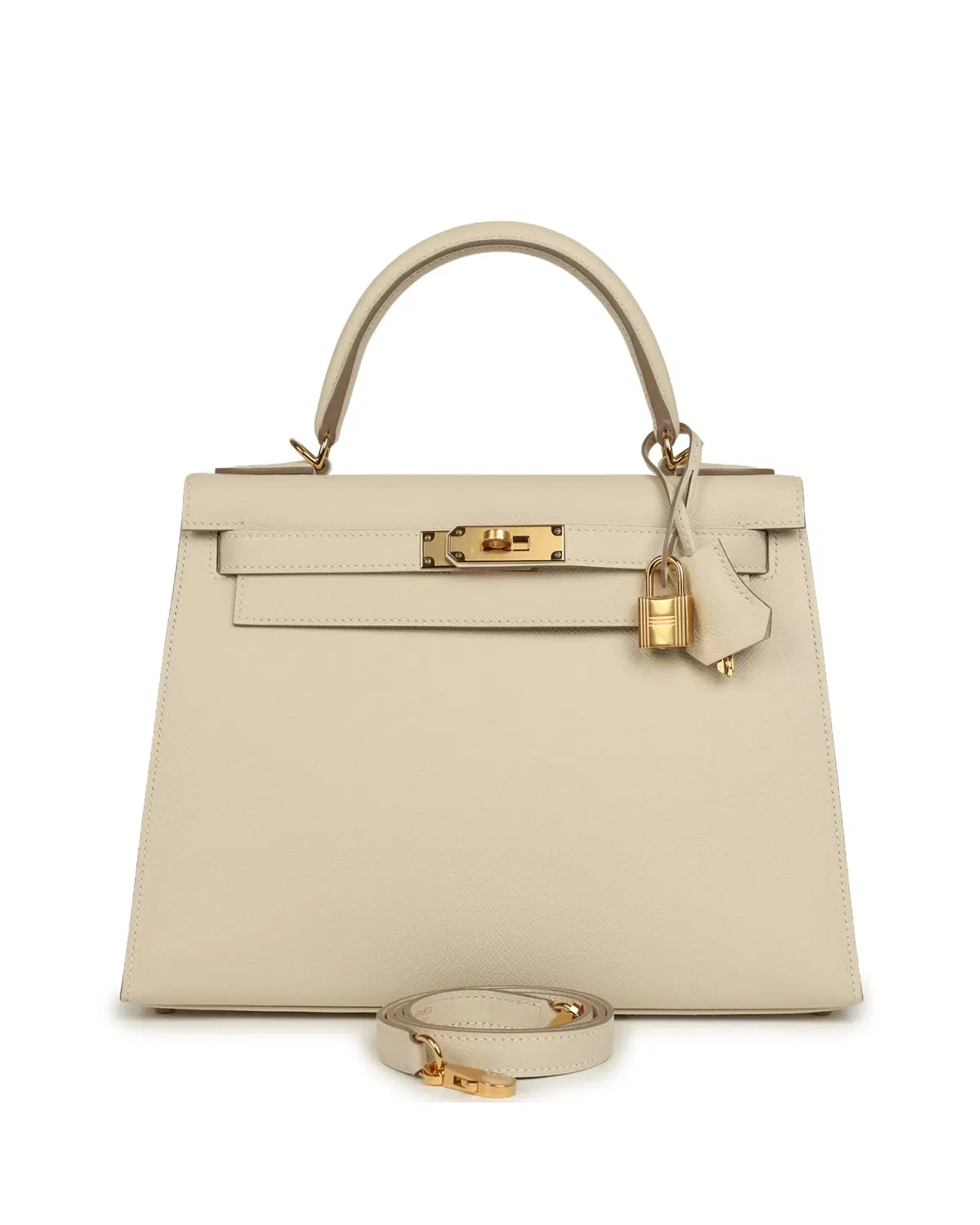 Hermès Kelly Sellier 28, Craie