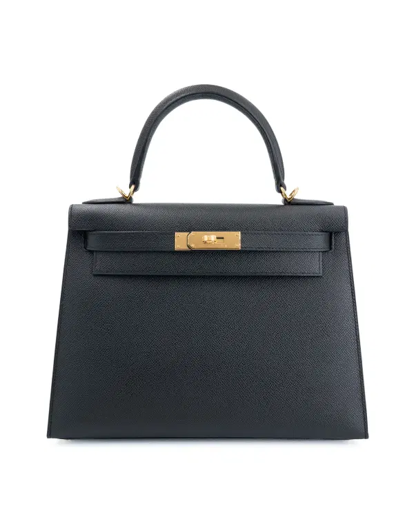 Hermès Kelly Sellier 28, Noir