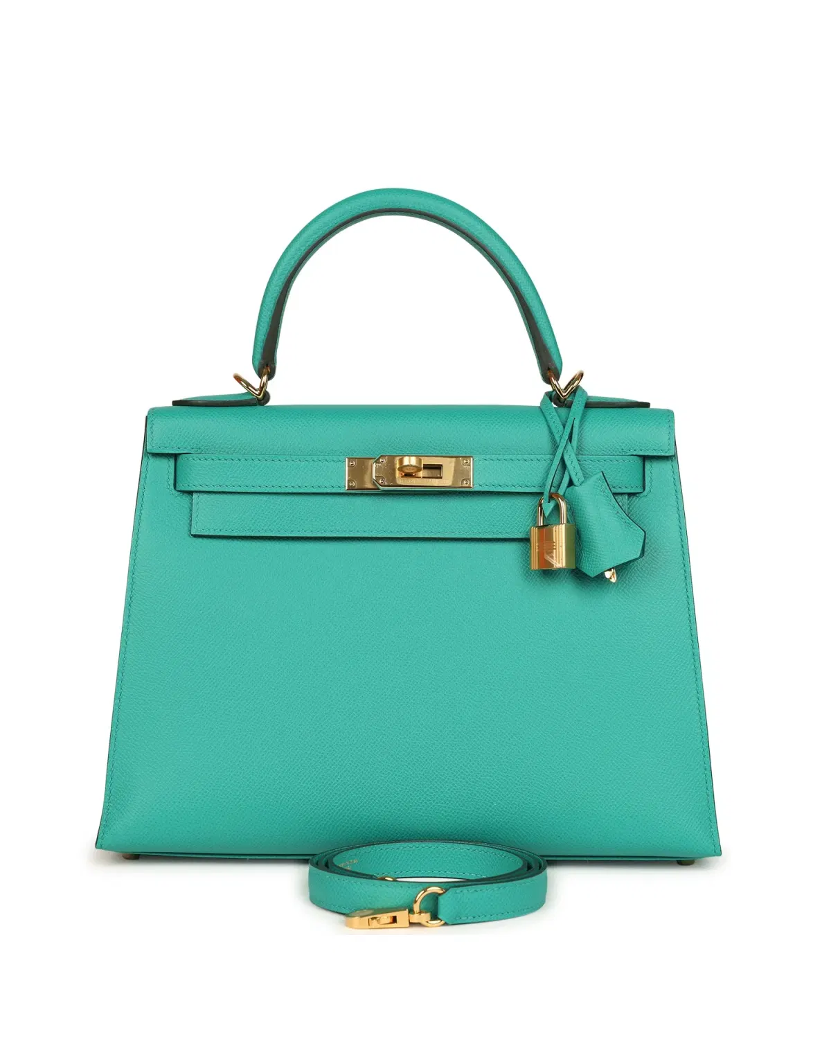 Hermès Kelly Sellier 28, Vert Jade