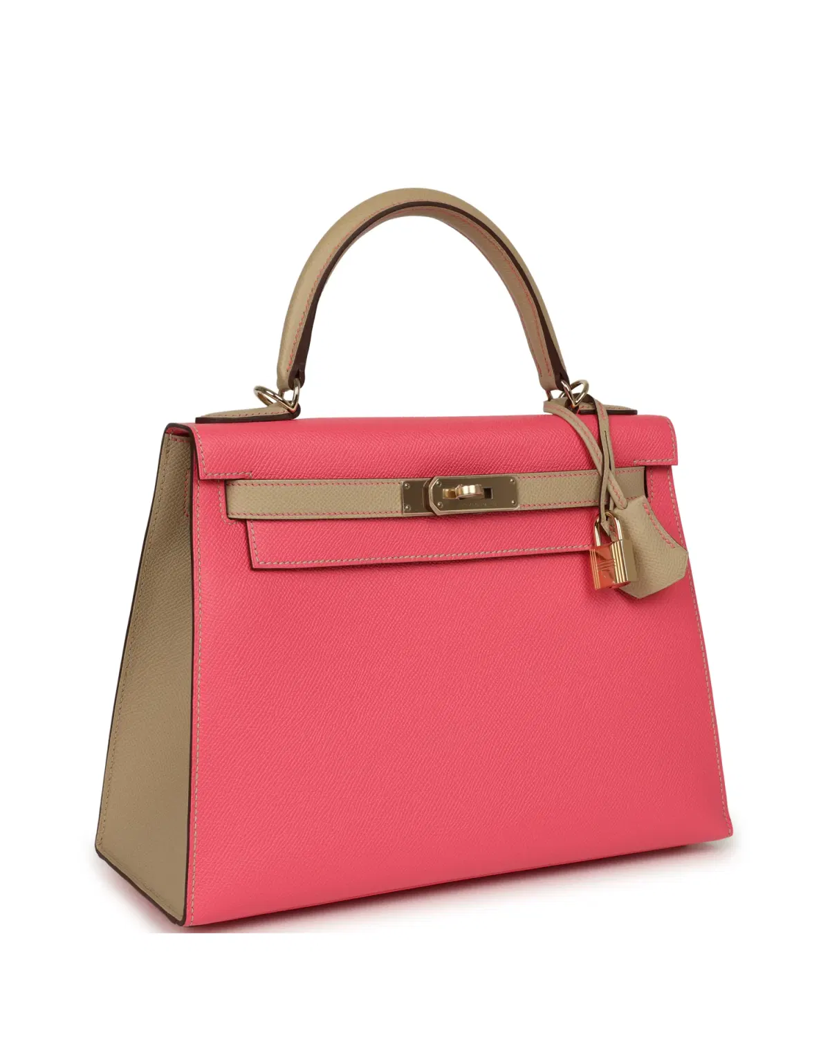 Hermès Kelly Sellier HSS 28, Rose Azalée / Trench