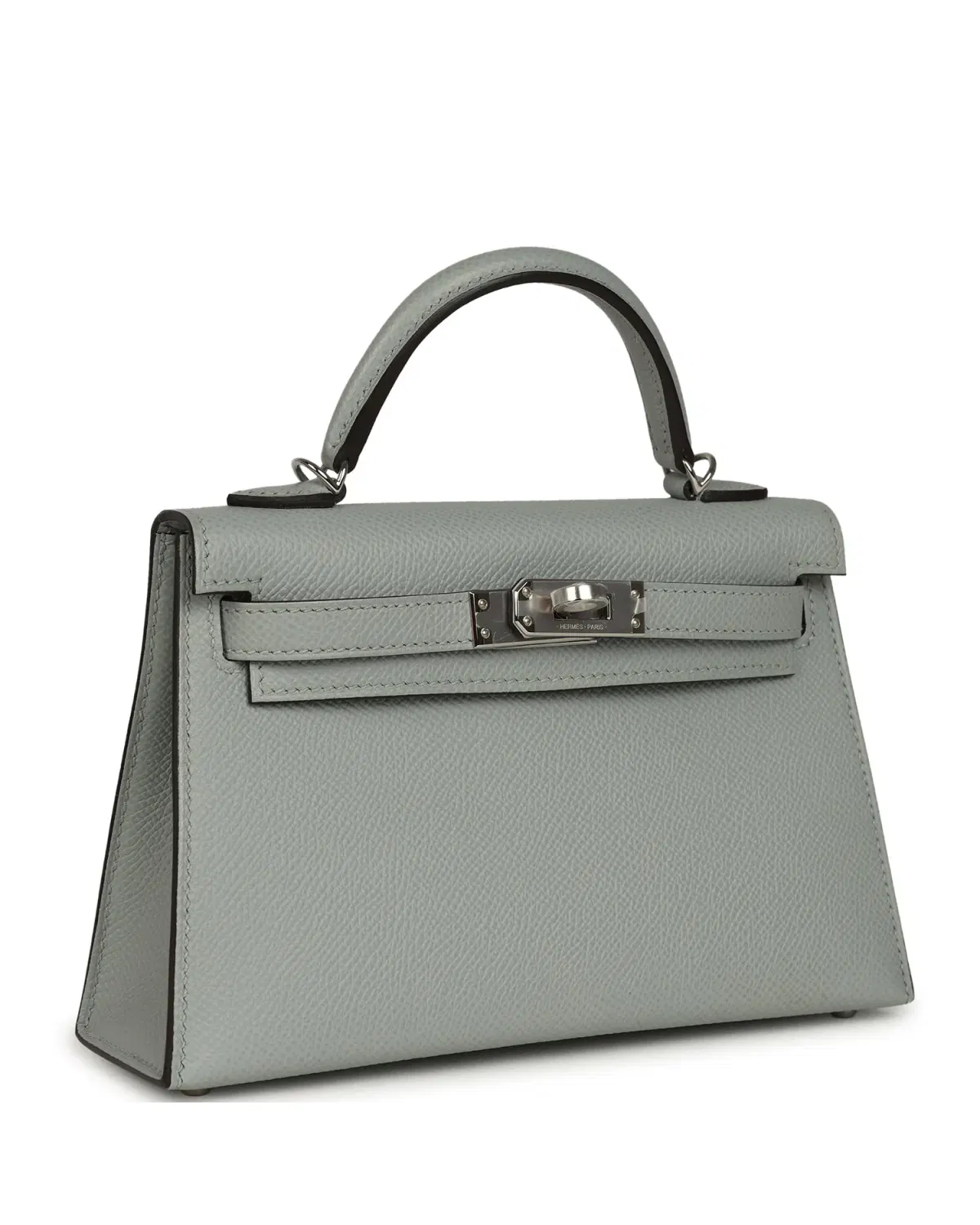 Hermès Mini Kelly Sellier 20, Bleu Glacier