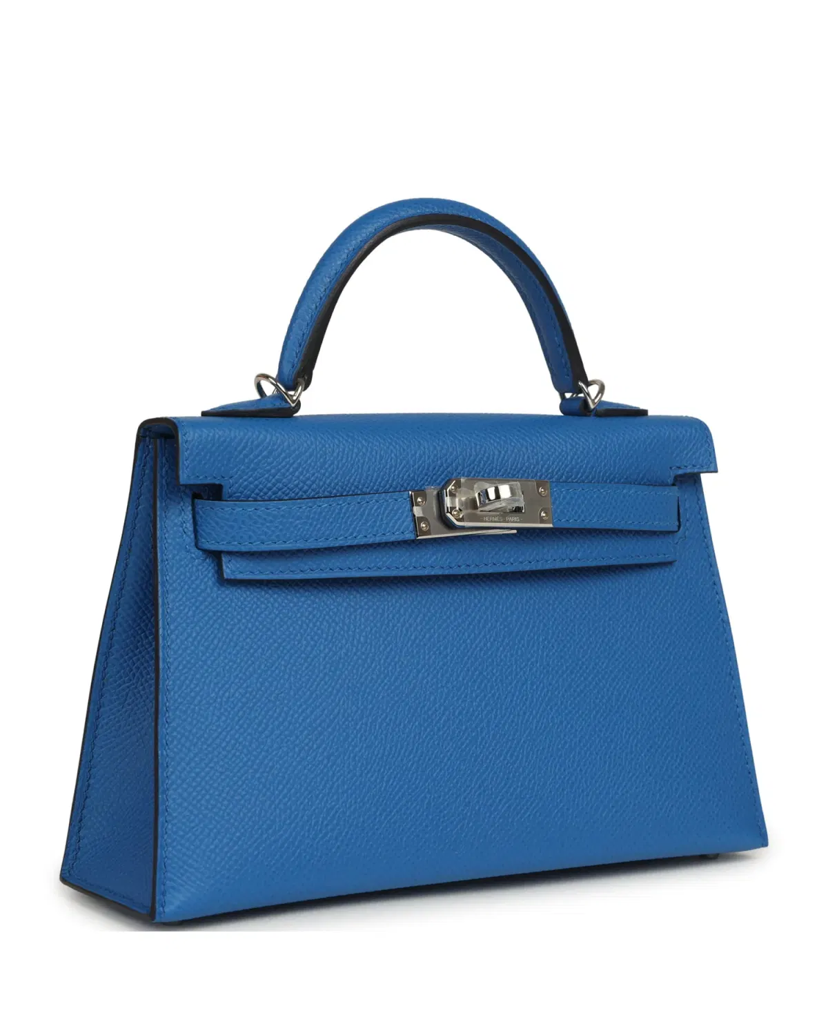 Hermès Mini Kelly Sellier 20, Bleu Zellige