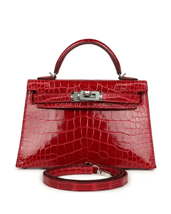 Hermès Mini Kelly Sellier 20, Braise