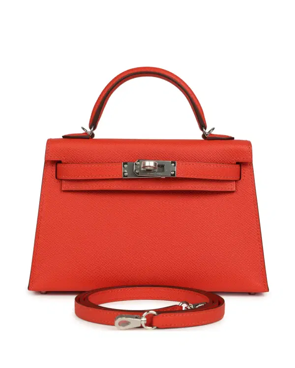Hermès Mini Kelly Sellier 20, Capucine