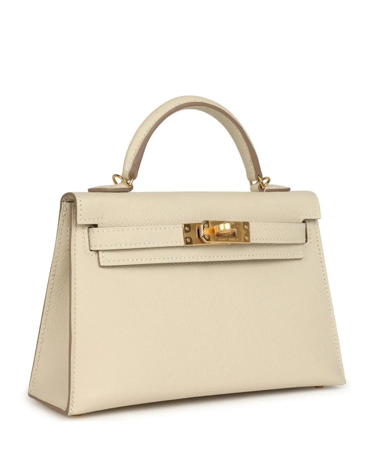 Hermès Mini Kelly Sellier 20, Craie