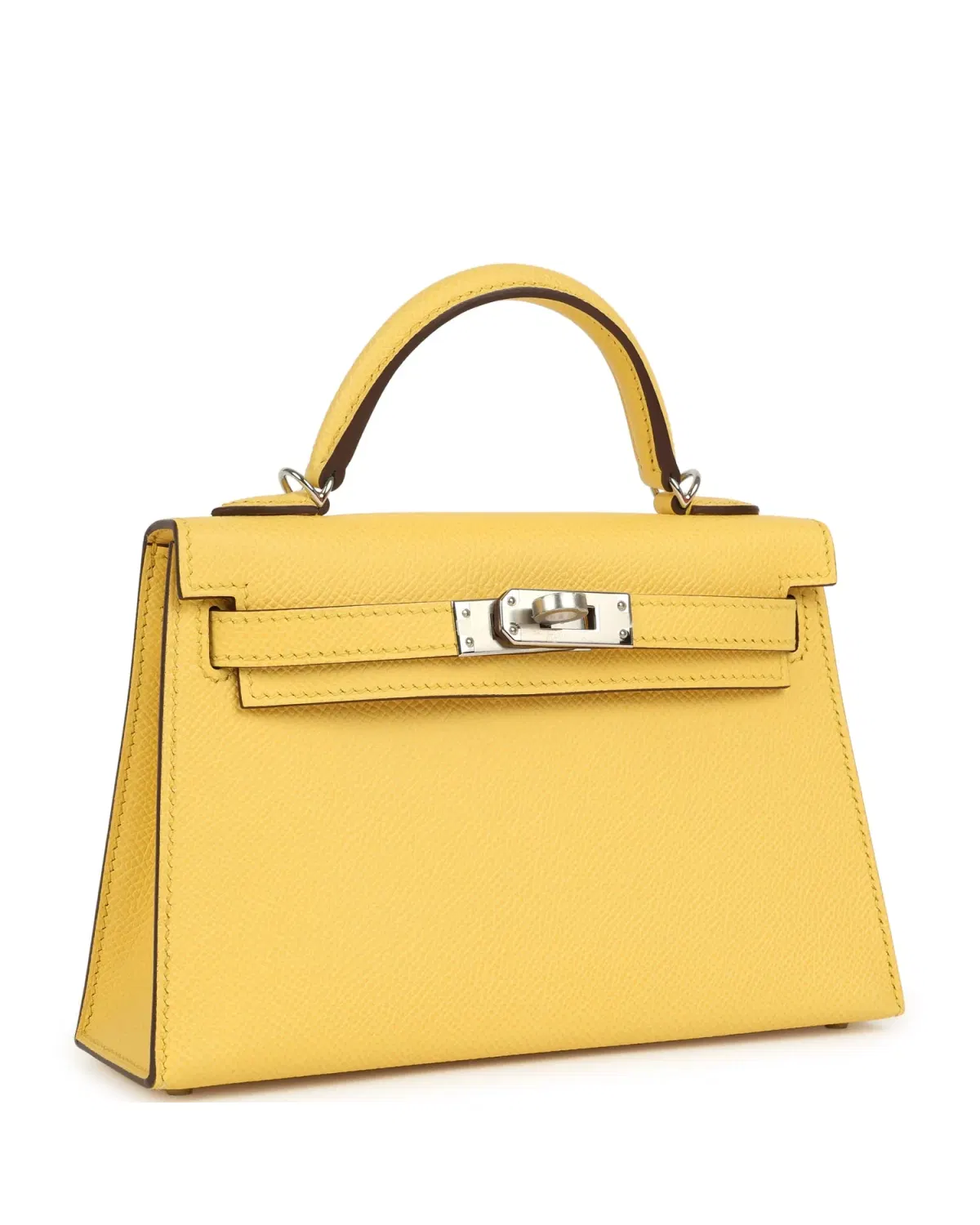 Hermès Mini Kelly Sellier 20, Jaune Mango