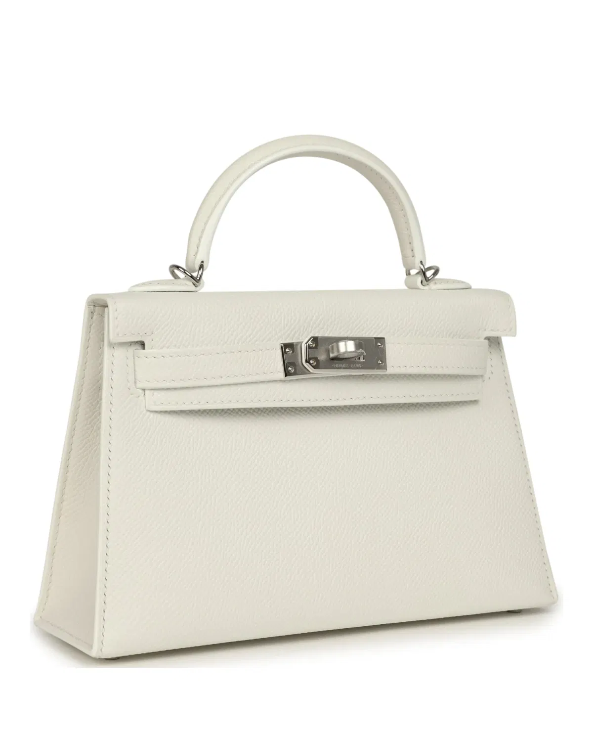 Hermès Mini Kelly Sellier 20, New White