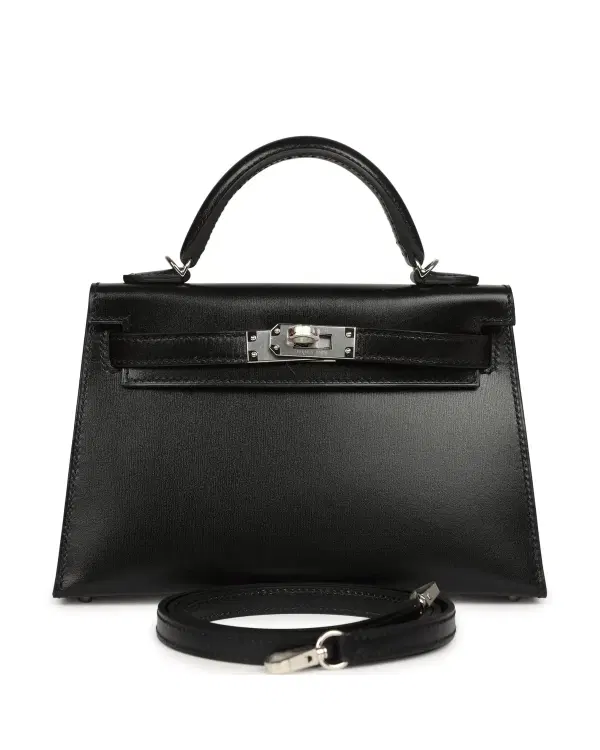 Hermès Mini Kelly Sellier 20, Noir
