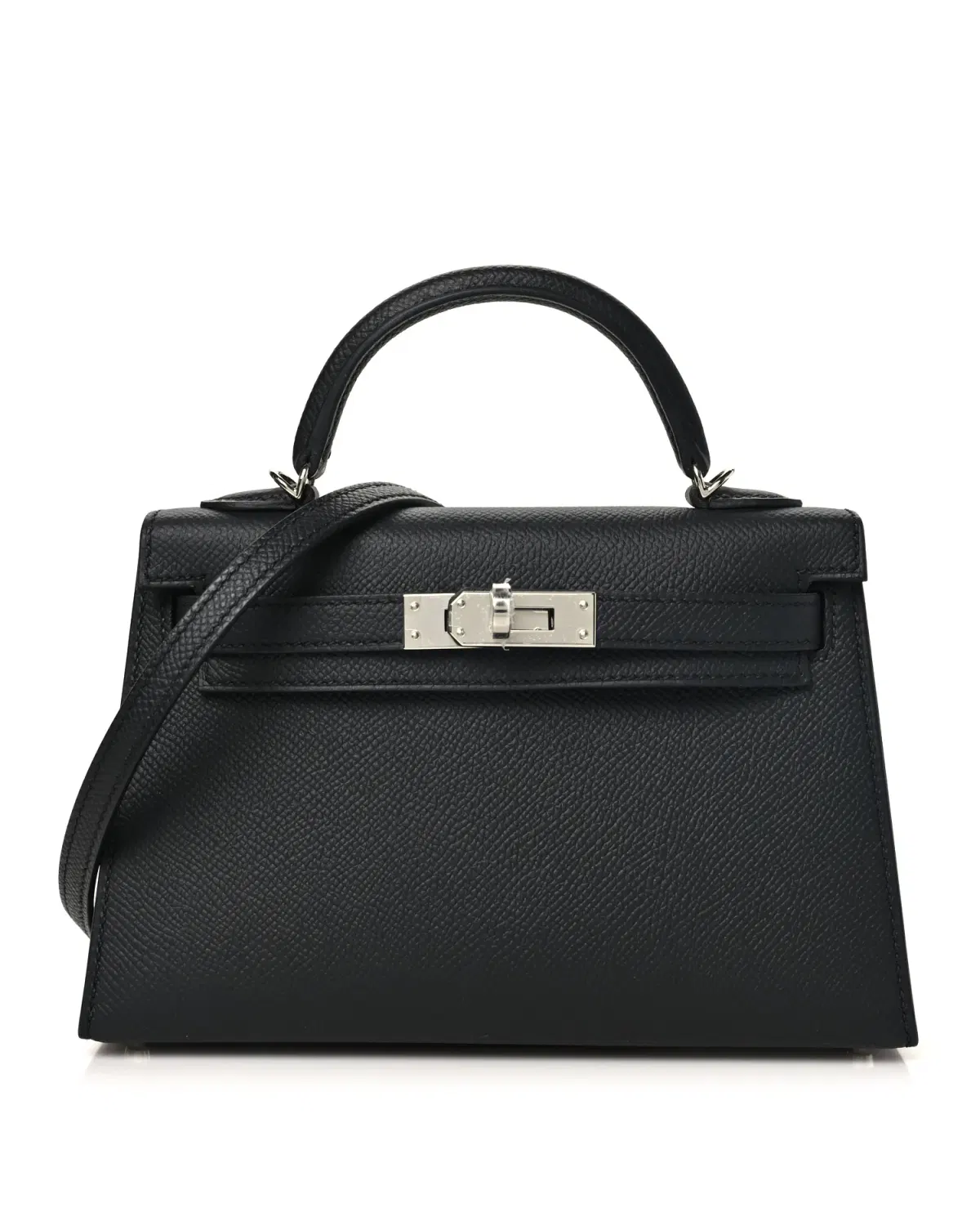 Hermès Mini Kelly Sellier 20, Noir