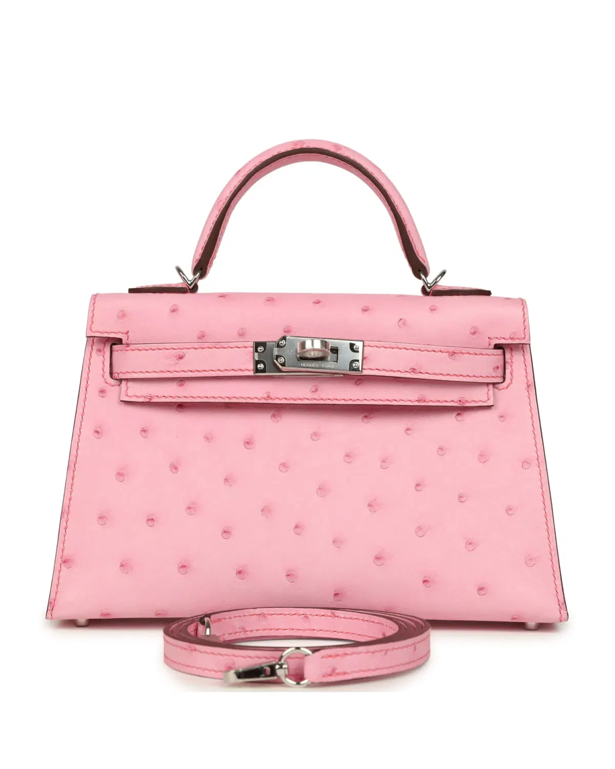 Hermès Mini Kelly Sellier 20, Rose Bubblegum