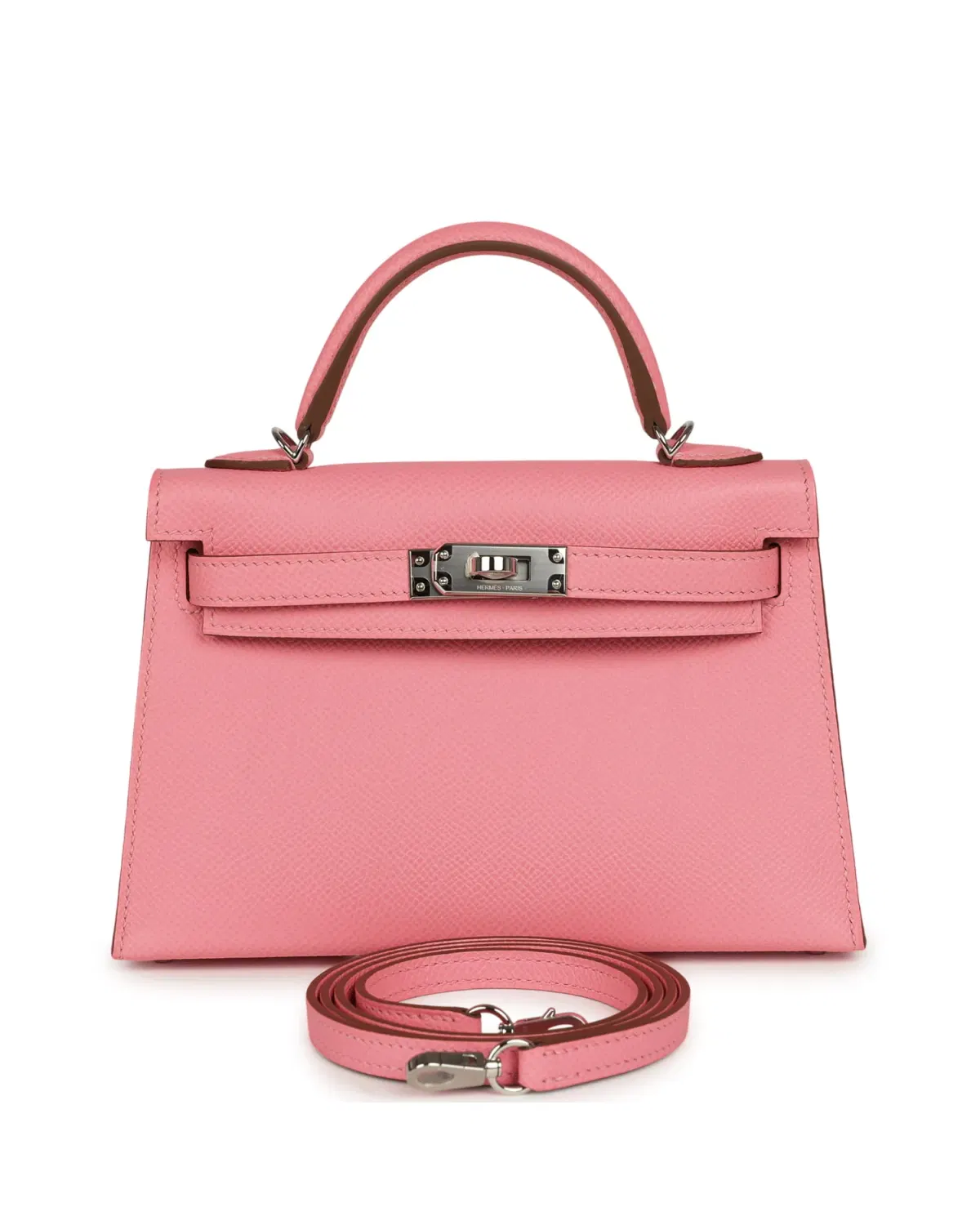Hermès Mini Kelly Sellier 20, Rose Confetti