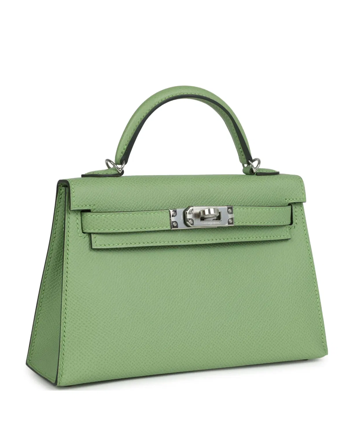 Hermès Mini Kelly Sellier 20, Vert Criquet
