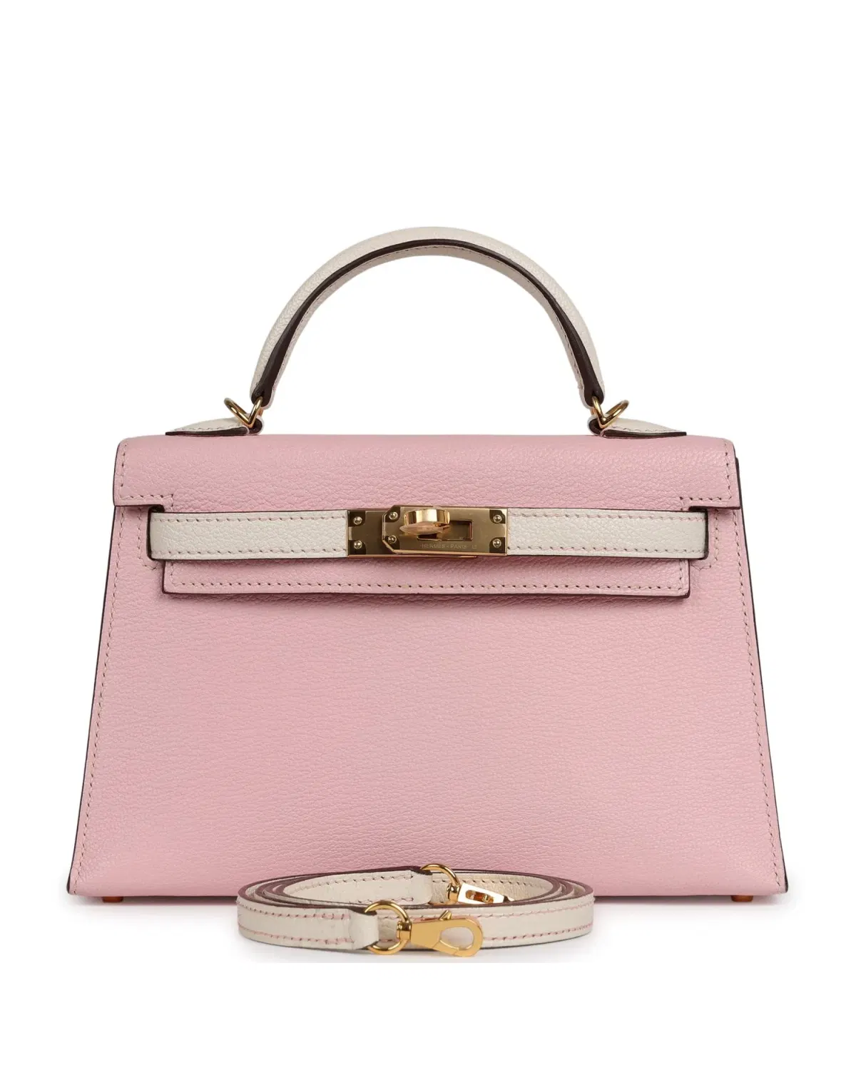 Hermès Mini Kelly Sellier HSS 20, Rose Sakura / Nata