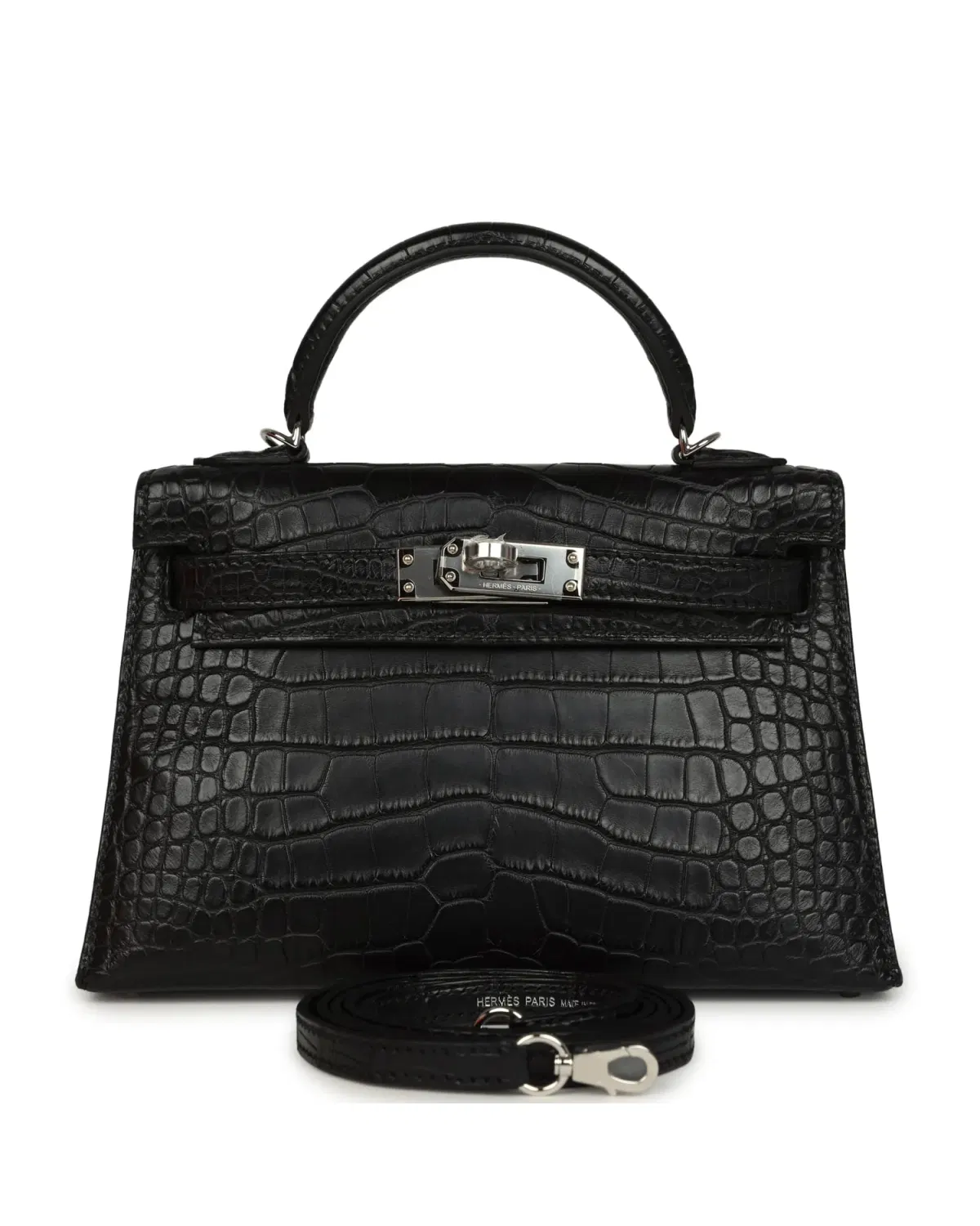Hermès Mini Kelly Sellier HSS Verso 20, Noir