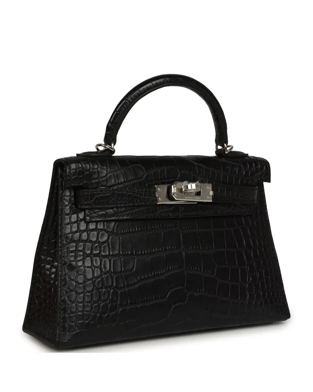 Hermès Mini Kelly Sellier HSS Verso 20, Noir
