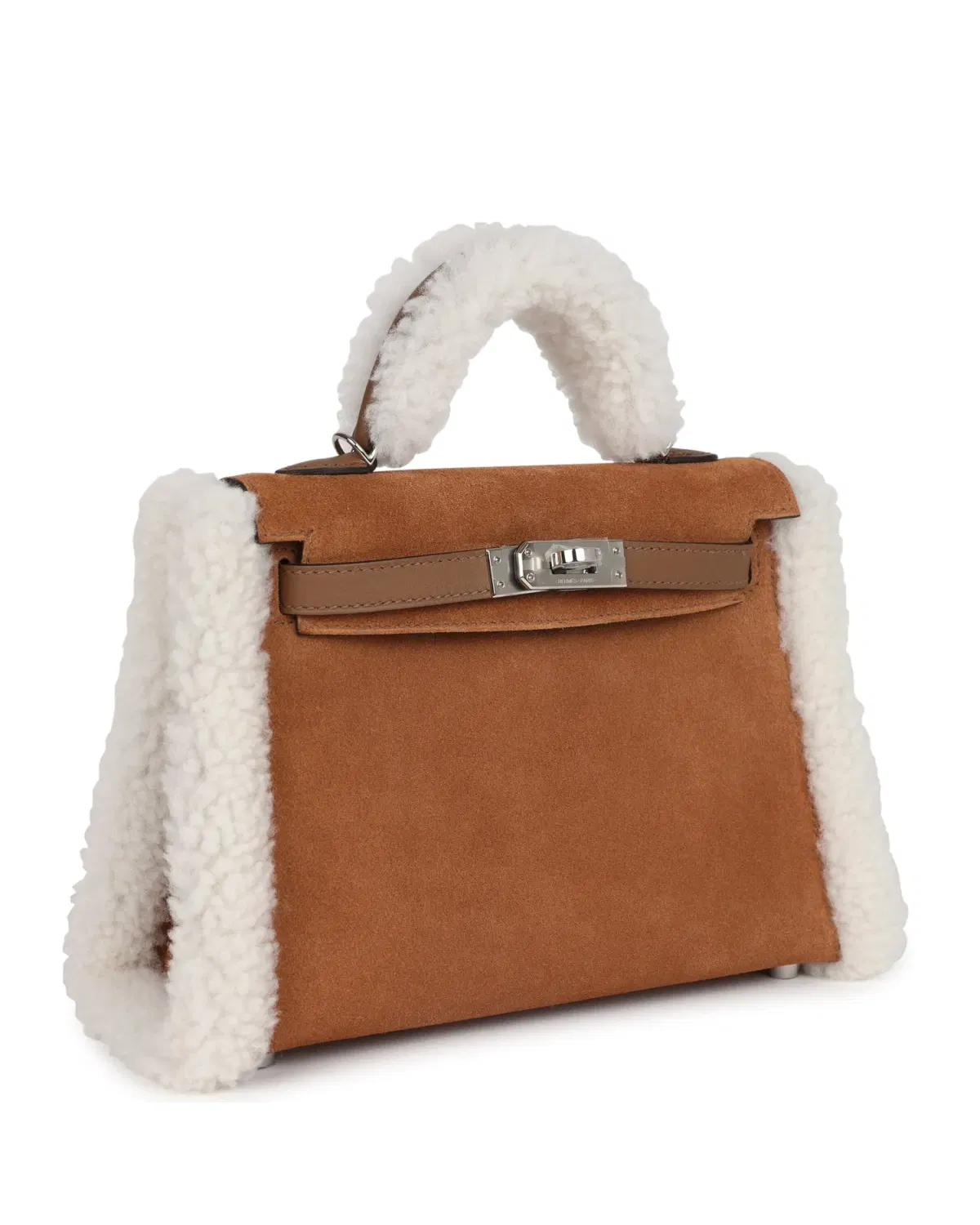 Hermès Mini Kelly Teddy 20, Chamois